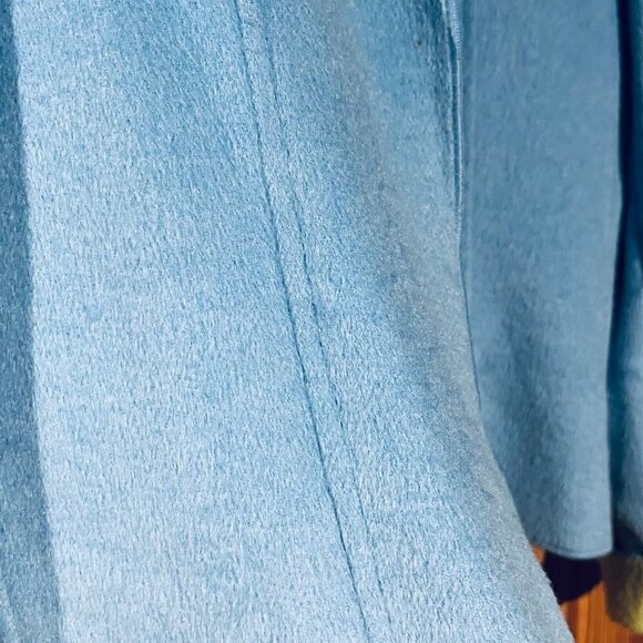 VTG Bernard Holtzman Harve Bernard Color Block Wool Blend Fleece Open Jacket - Picture 6 of 11